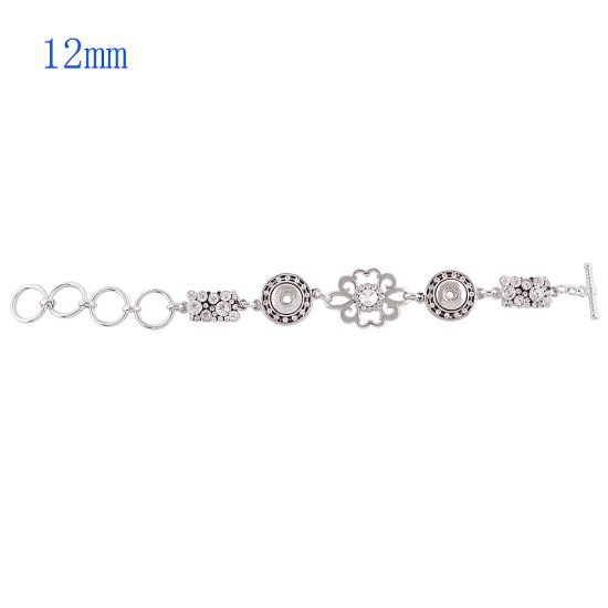 (image for) Mini Snap 12mm - Bracelet Toggle - 2 Snap - Click Image to Close