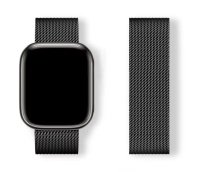 (image for) Black Apple Magnetic Milanese Compatible with Apple Watch Bands 38mm 40mm 41mm