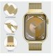 (image for) Gold Apple Magnetic Milanese Compatible with Apple Watch Bands 42mm 44mm 45mm 49mm