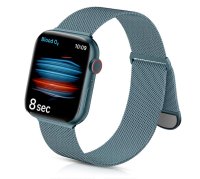 (image for) Porcelain Blue Apple Magnetic Milanese Compatible with Apple Watch Bands 38mm 40mm 41mm