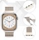 (image for) Starlight Silver Apple Magnetic Milanese Compatible with Apple Watch Bands 42mm 44mm 45mm 49mm