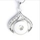 (image for) Snap Jewelry Pendant & Chain Rhinestone Designer - 18"