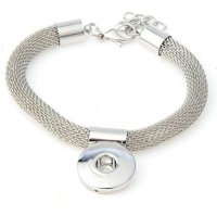 (image for) Snap Jewelry Bracelet Mesh - Silver Lobster