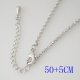 (image for) Snap Jewelry Fashion Silver Rolo Chain - 20" + 3" Extender