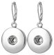 (image for) Snap Jewelry Earrings - Silver Lever-back Stainless Steel