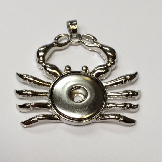 (image for) Snap Jewelry Pendant - Crab - Click Image to Close