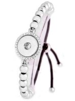 (image for) Snap Jewelry Adjustable Slider Bracelet - Rhinestone Halo