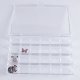 (image for) Snap Jewelry Clear Acrylic Storage Organizer Box - 24 Spots