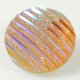 (image for) Snap Jewelry Iridescent Design - Diagonal Lines - Orange AB