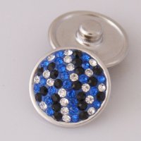 (image for) Snap Jewelry Crystal - Specks Black & Blue