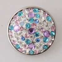 (image for) Snap Jewelry Crystal - Scattered White & Multi Color