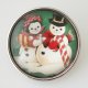 (image for) Snap Jewelry Photo - Holiday Snowmen Couple