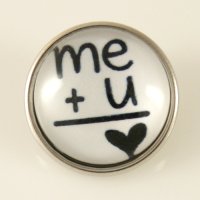 (image for) Snap Jewelry Photo - Sayings - Me+You=Love