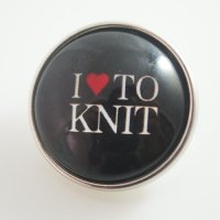 (image for) Snap Jewelry Glass - Love To Knit