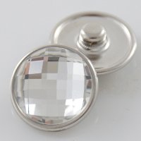 (image for) Snap Jewelry Faceted Crystal Clear