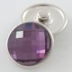 (image for) Snap Jewelry Faceted Crystal Purple