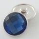 (image for) Snap Jewelry Faceted Crystal Dark Blue