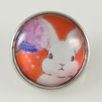 (image for) Snap Jewelry Photo - Animal - Bunny Rabbit