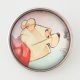 (image for) Snap Jewelry Glass - Winnie The Pooh Face