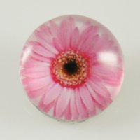 (image for) Snap Jewelry Photo - Flower - Pink Daisy