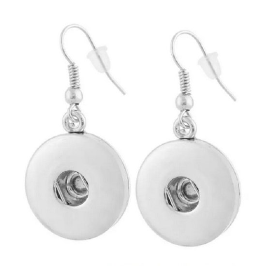 (image for) Snap Jewelry Earrings - Silver - Click Image to Close