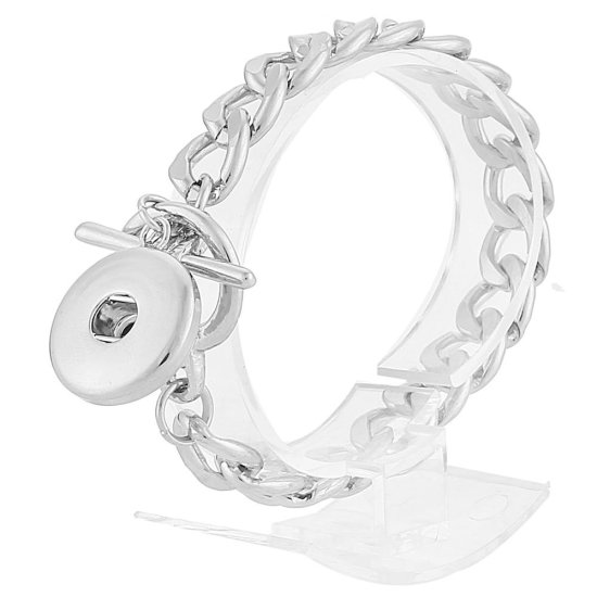 (image for) Snap Jewelry Toggle Bracelet Chain Link - Single - Click Image to Close