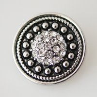 (image for) Snap Jewelry Rhinestone - Circle Dots Dome Small - Clear