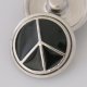 (image for) Snap Jewelry Enamel - Peace Sign - Black