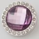 (image for) Snap Jewelry Faceted Crystal - Light Purple