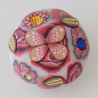 (image for) Snap Jewelry Clay - Flower White & Pink