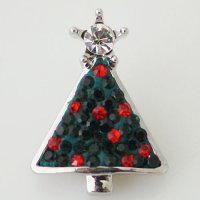 (image for) Snap Jewelry Rhinestone - Christmas Tree AB Holiday