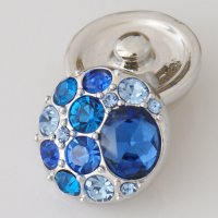 (image for) Snap Jewelry Rhinestone - Cluster - Multi Blue