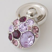 (image for) Snap Jewelry Rhinestone - Cluster - Multi Light Purple