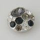 (image for) Snap Jewelry Rhinestone - Cluster - Multi Gray