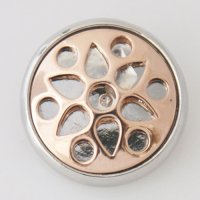 (image for) Snap Jewelry Metal - Rose Gold Flower