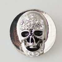 (image for) Snap Jewelry Rhinestone - Skull