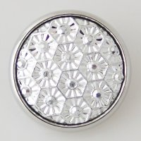 (image for) Snap Jewelry Iridescent Design - Hexagon Suns Lt. Silver Trim