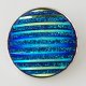 (image for) Snap Jewelry Iridescent Design - Diagonal Lines Trim - Blue