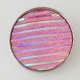 (image for) Snap Jewelry Iridescent Design - Diagonal Lines Trim - Pink