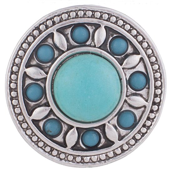 (image for) Snap Jewelry Gemstones - Turquoise & Stone - Click Image to Close