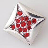 (image for) Snap Jewelry Rhinestone - Diamond Red