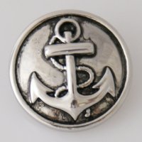 (image for) Snap Jewelry Metal - Sliver Anchor