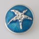 (image for) Snap Jewelry Enamel - Star Fish - Blue & Silver