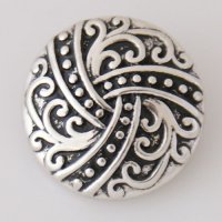 (image for) Snap Jewelry Metal - Design Silver & Black