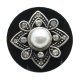 (image for) Snap Jewelry Pearl - Antique Clear on Black