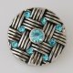 (image for) Snap Jewelry Rhinestone - Weaved Design - Light Blue