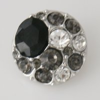 (image for) Snap Jewelry Rhinestone - Cluster - Multi Black