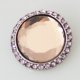 (image for) Snap Jewelry Rhinestone - Circle Design - Pink