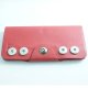 (image for) Snap Jewelry Leather Wallet - Red