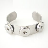 (image for) Snap Jewelry Bangle Stainless Steel - Triple